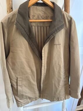 Apache Vintage Chore Field Canvas Jacket Mens Large